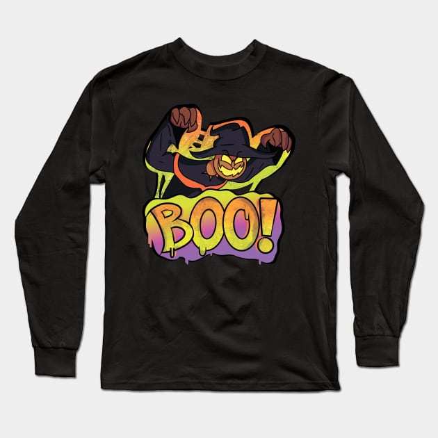 fnf zardy from zardy's maze graffiti BOO Long Sleeve T-Shirt by Renovich